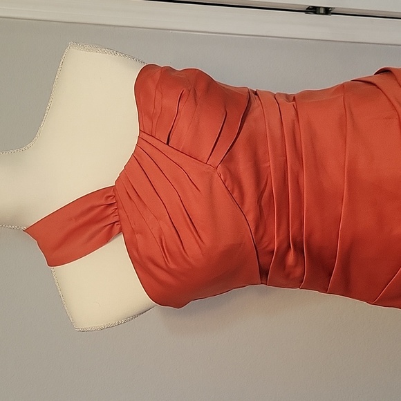 Forever Paris International Orange Dress, Size 6 - Picture 2 of 5